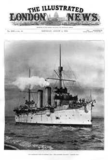 Images Dated 11th February 2016: Japanese warship Yoshino Kan, 1894