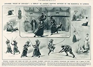 Ceremonial Prints: Japanese ways of chivalry: a display of ancient fighting methods by the Budokwai in London at the Aeolian Hall