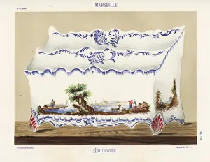 Jardiniere or planter from Marseille, France, 18th century