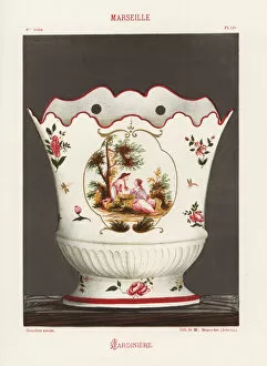 Jardiniere or planter from Marseille, France, 18th century