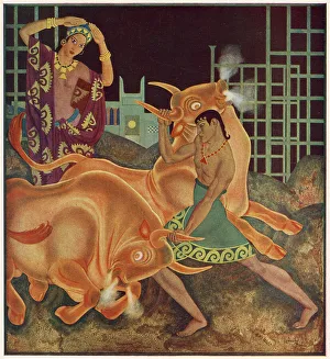 Wrestling Prints: Jason and Medea - Edmund Dulac