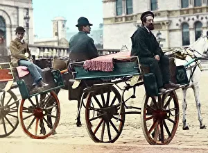 Jaunting Car, Dun Loaghaire, Ireland, Victorian period