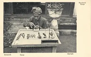 Goldsmith Prints: Java - A goldsmith at work