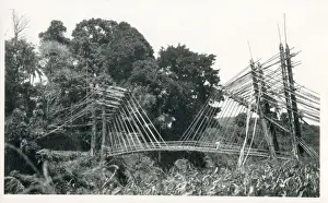 Supported Prints: Java, Indonesia - remarkable bridge