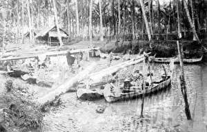 Javanese Prints: Javanese Boat People