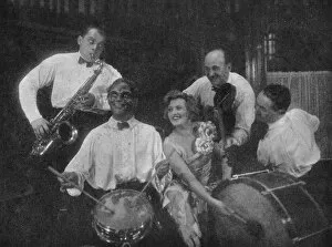 Images Dated 14th June 2015: A jazz band from the Schiller Theatre, Berlin (1927)