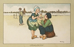 Jealous Gallery: Jealous love triangle by Florence Hardy