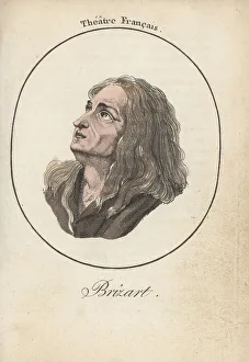 Corneille Prints: Jean-Baptiste Britard or Brizard, French actor, 1721-1791