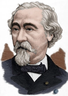Images Dated 9th February 2014: Jean-Baptiste Sebastian Frantz (1817-1899). Colored engravin