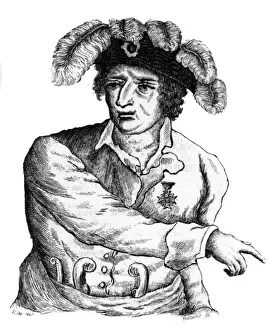 1680 Prints: Jean Bart depicted in action