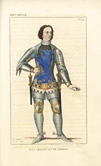 Suitofarmor Prints: Jean Chastelain de Terote, Lord of Honecourt, died 1315