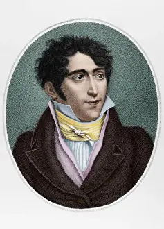 Choreographer Prints: Jean Coralli (1779-1854). Engraving. Colored