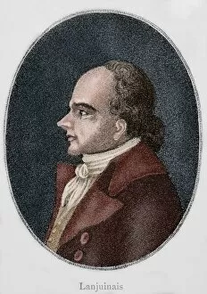 Jurist Gallery: Jean Denis Lanjuinais (1753-1827). Colored engraving