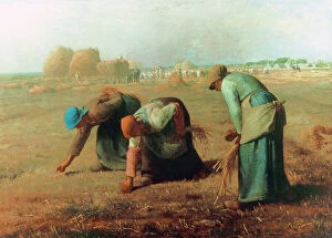 Paris Gallery: Jean-Francois Millet (1814-1875). The Gleaners (1856). Orsay