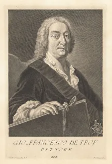 Draughtsman Prints: Jean-François de Troy, French Rococo painter, 1679-1752