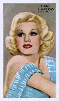 Shoulder Prints: Jean Harlow, American actress