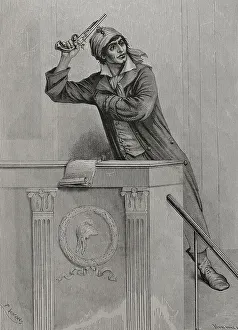 Violence Prints: Jean-Paul Marat (1743-1793). French politician