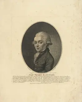 Blanchard Prints: Jean Pierre Blanchard, French balloonist