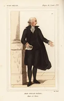 Mayor Prints: Jean Sylvain Bailly, Mayor of Paris, 1736-1793