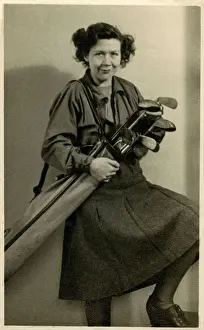 New Images From The Grenville Collins Collection Prints: Jean Williams - Lady Golfer of the 1930s