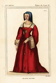 Jeanne de Bar, only daughter of Robert de Bar, 1415-1462