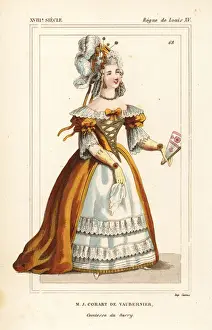 Barry Prints: Jeanne Becu, Madame du Barry, mistress of