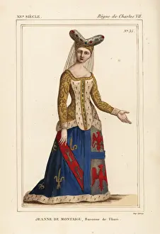 Montagu Prints: Jeanne de Montagu, wife of Jacques de Bourbon