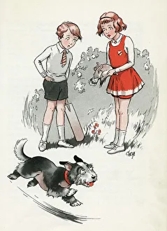 Mongrel Prints: Jeek the puppy brings home a dead pigeon