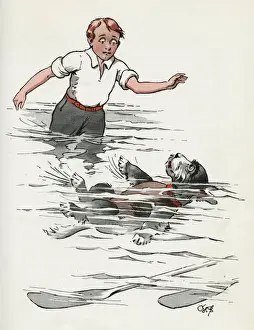 Mongrel Prints: Jeek the puppy rescued from the water