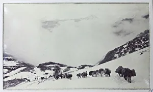 Altitude Prints: Jelep La Pass in the snow, between Sikkim