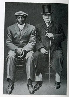 Images Dated 21st September 2018: Jem Mace and Sam Langford, boxers