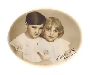 Jenny Dollys adopted daughters Manzi and Klari, early 1930s Date: early 1930s