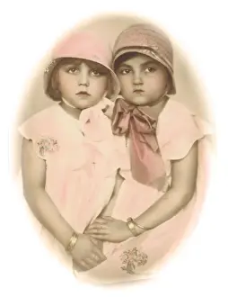 Jenny Dollys adopted daughters Manzi and Klari, early 1930s Date: early 1930s