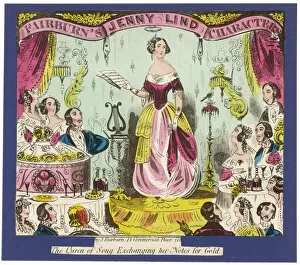 Lind Collection: Jenny Lind / 1850 Print