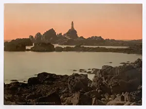 Corbiere Prints: Jersey, Corbiere Lighthouse, II, Channel Island, England