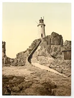 Corbiere Prints: Jersey, Corbiere Lighthouse, III, Channel Islands, England