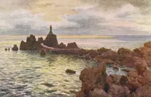 Corbiere Prints: Jersey / Corbiere Lighthse