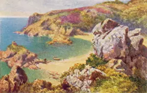 Jersey Prints: Jersey / Portelet Bay 1904