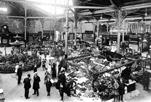 Helier Prints: Jersey St. Helier New Market early 1900s