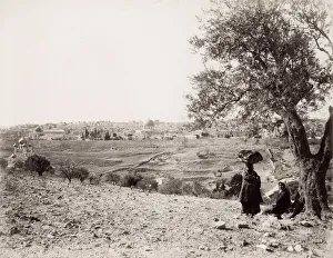 Jerusalem, Holy Land, Palstine, modern Israel. Bonfils studio