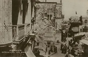 Images Dated 25th January 2018: Jerusalem, Israel - Entrance to the Market