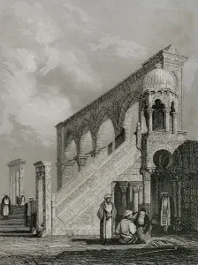 Esplanade Prints: Jerusalem. Pulpit on the platform of the Mosque