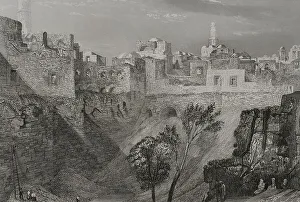 Bethesda Prints: Jerusalem. View from St Stephen's Gate, traditionally