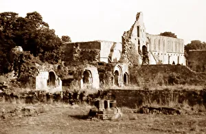 Dales Prints: Jervaulx Abbey in the 1930s