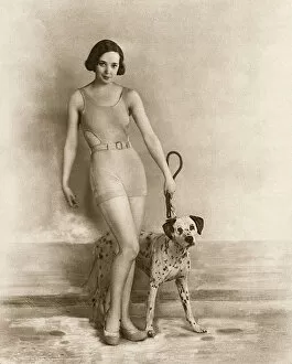 Images Dated 5th November 2015: Jessie Matthews and dalmatian