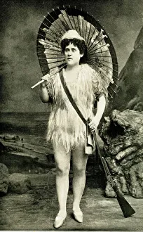 Jessie Prints: Jessie Preston as Robinson Crusoe