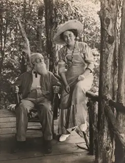 Burroughs Prints: Jessie T. Beals with John Burroughs