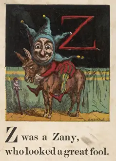 Foolish Prints: Jester on Donkey 1867