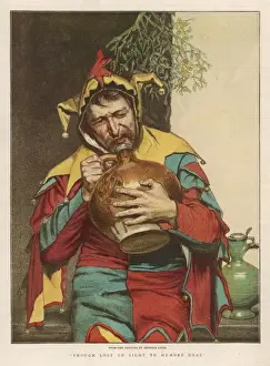 Solitary Prints: Jester Drinking / Graphic