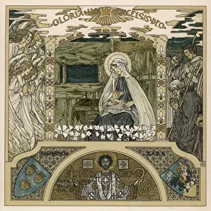 Jesus, Angels, Shepherds